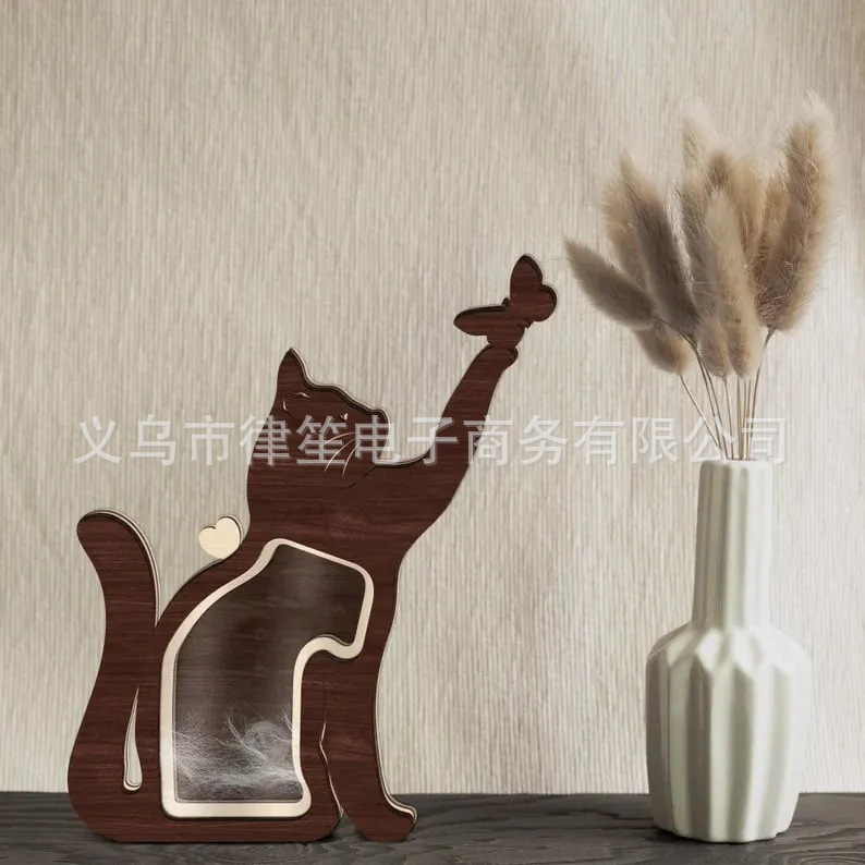 Pet Hair Keepsake Box创意木质宠物毛发纪念盒|undefined