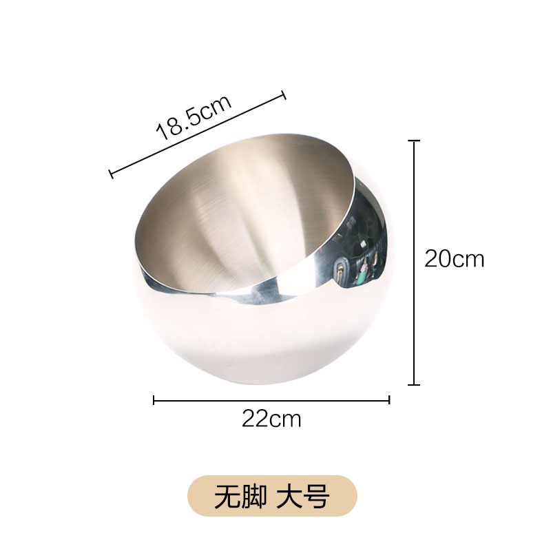 Sin pies - tamaño grande 22 cm de color natural