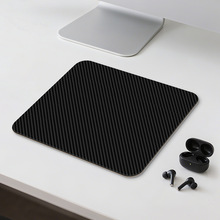 防滑仿碳纤维+木纹鼠标垫垫 大小各种尺寸可定耐脏鼠标垫桌垫