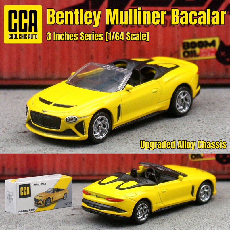 Cca Colorful 1:64 Scale Bentley Mulsanne Bacalar Alloy Car Model Deluxe Edition Matchbox Sliding Car Cca Colorful 1:64 Scale Bentley Mulsanne Bacalar Alloy Car Model Deluxe Edition Matchbox Sliding Car