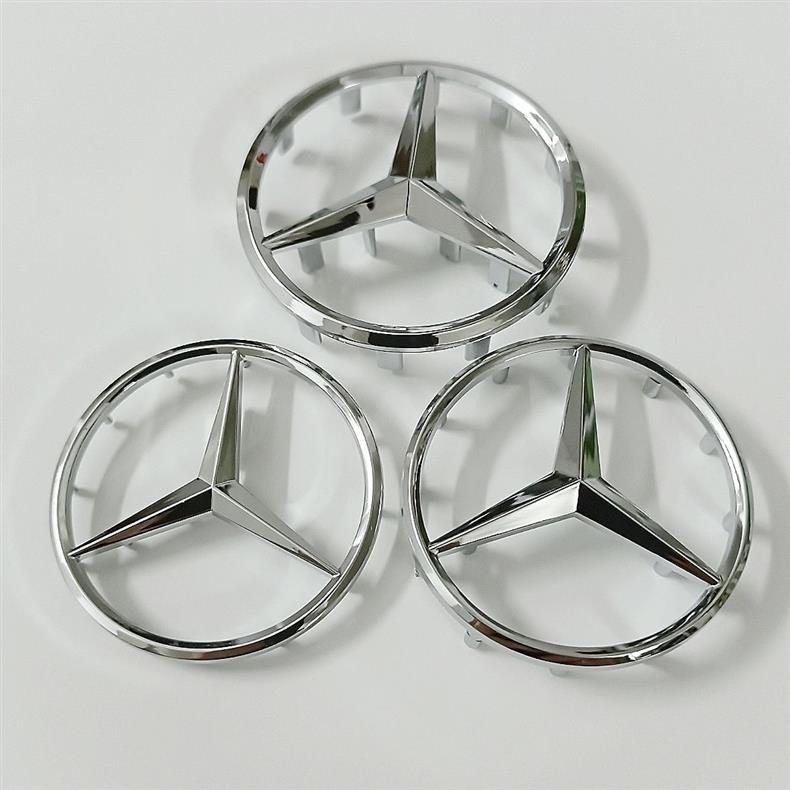 Mercedes-Benz C180, C200, E200, E260, ML350, ML400, S400 – steering wheel emblem, center car logo