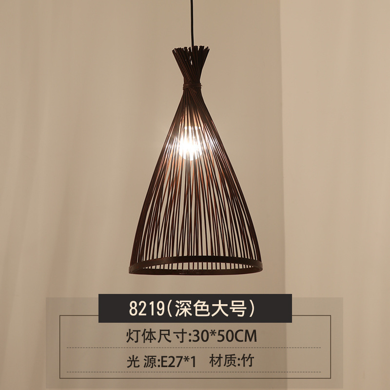 Candelabro de restaurante, salón de té de bambú, personalidad creativa Zen, simple, casa de familia de estilo japonés, sala de estar, candelabro de bambú