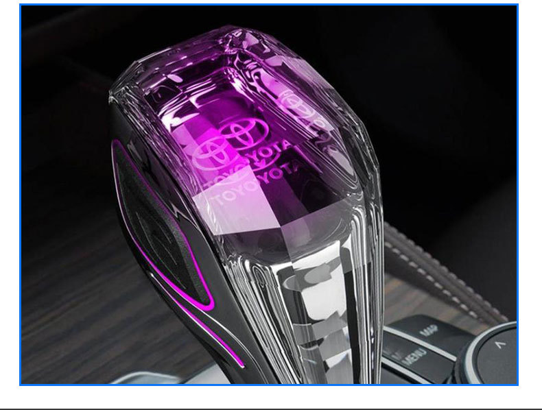 New car crystal gear shift knob suitable for Toyota Camry, Rongfang, Highlander, Land Cruiser, Corolla