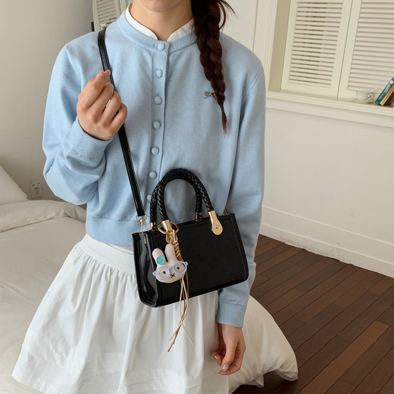 Niche Zhongxian estampado bolso de mano mujer 2026 nuevo bolso de mochila de gran capacidad de viaje diario sensación de bolso pequeño image 5