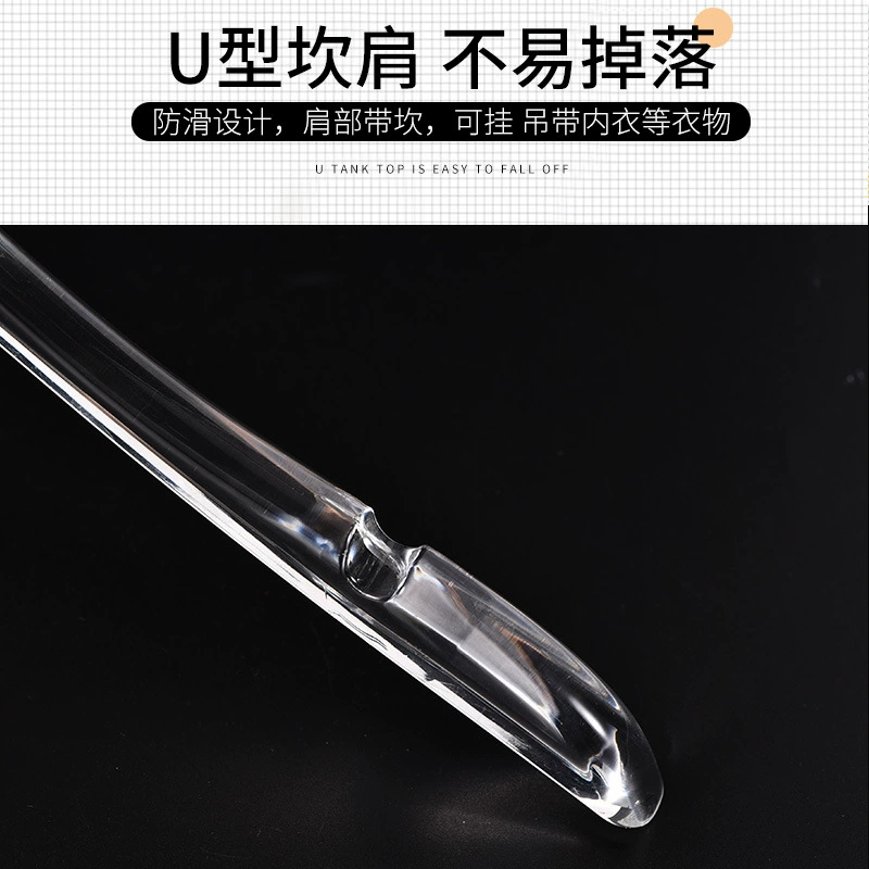 Acrylic hanger, non-slip stand