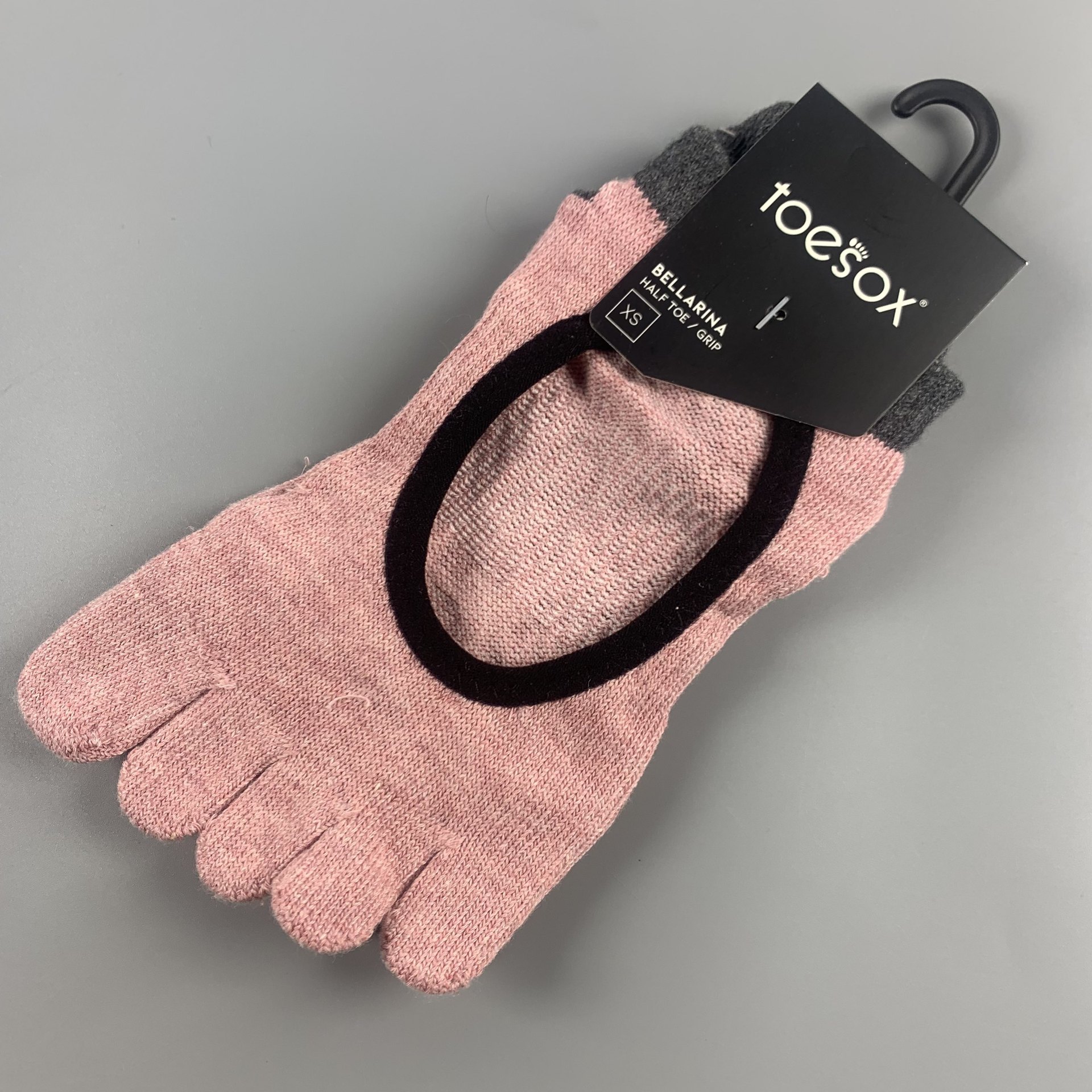 Dispensación antideslizante pilates calcetines entrenamiento de acondicionamiento físico en interiores para damas calcetines de división de cinco dedos calcetines sin rastro