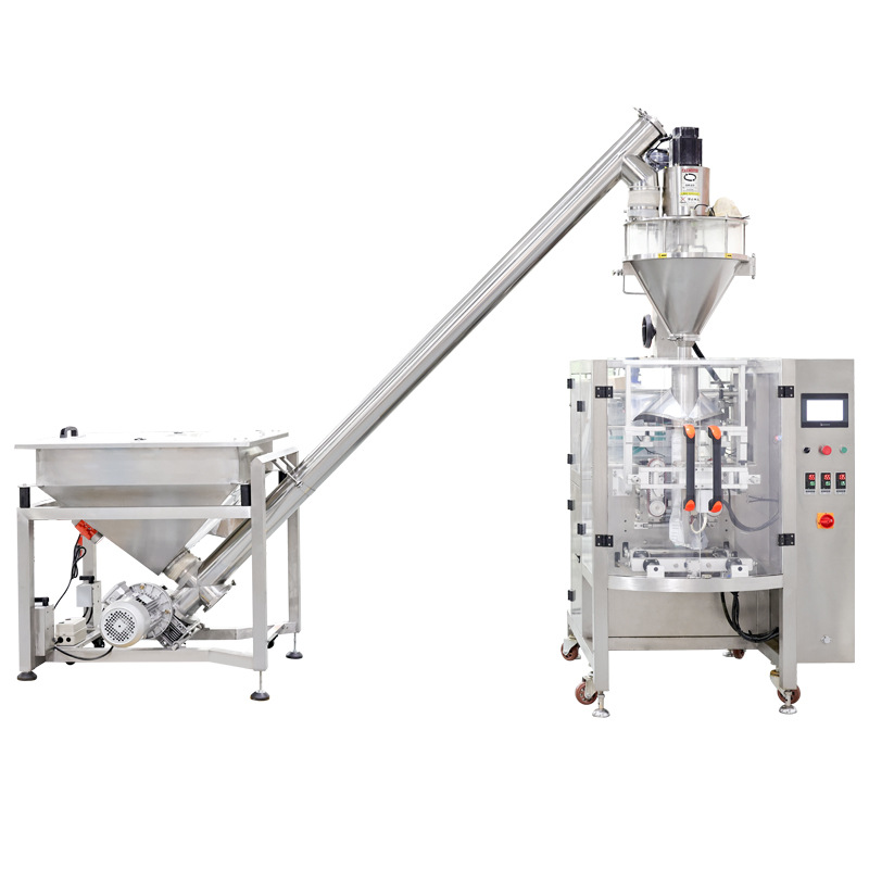 全自动石灰粉包装机 硅钙粉分装机 硫磺粉碳粉背封灌装机厂家直销