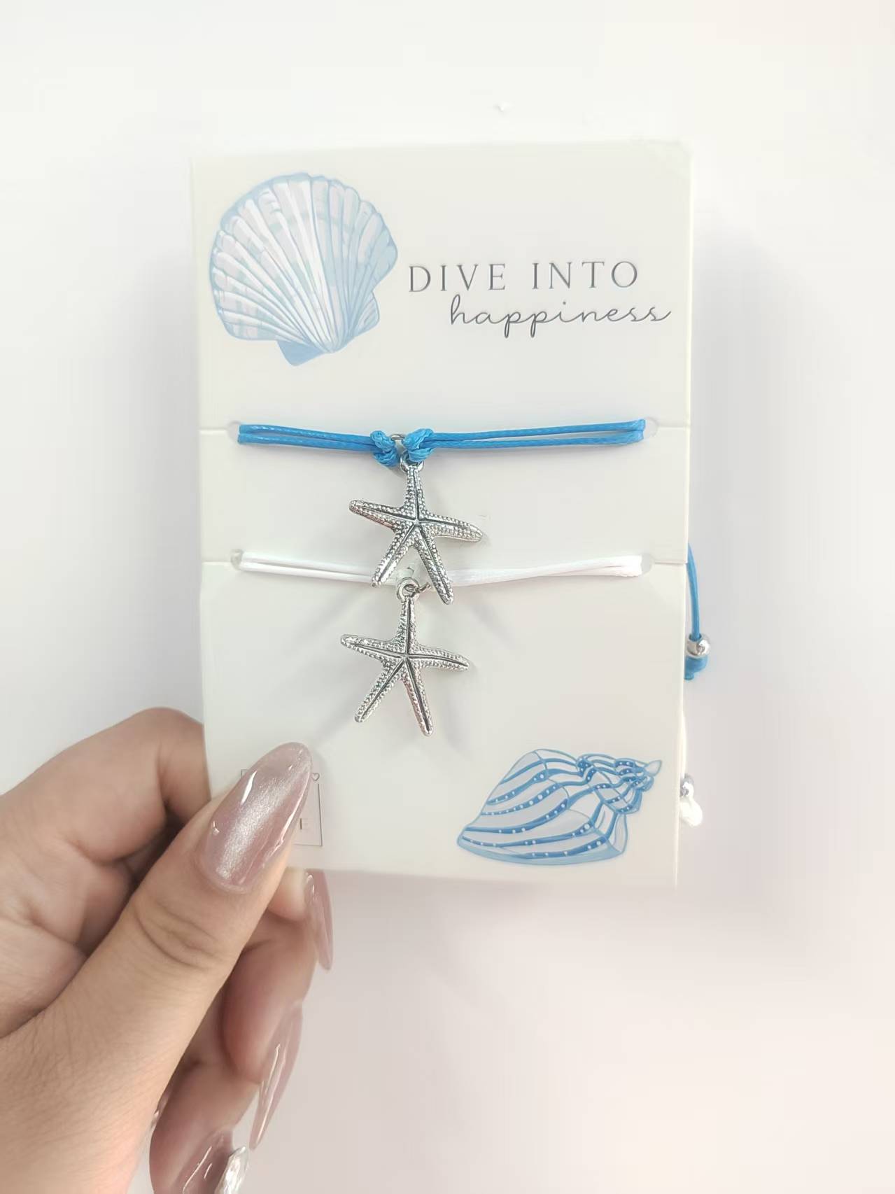 Pack de dos cartones Starfish línea azul