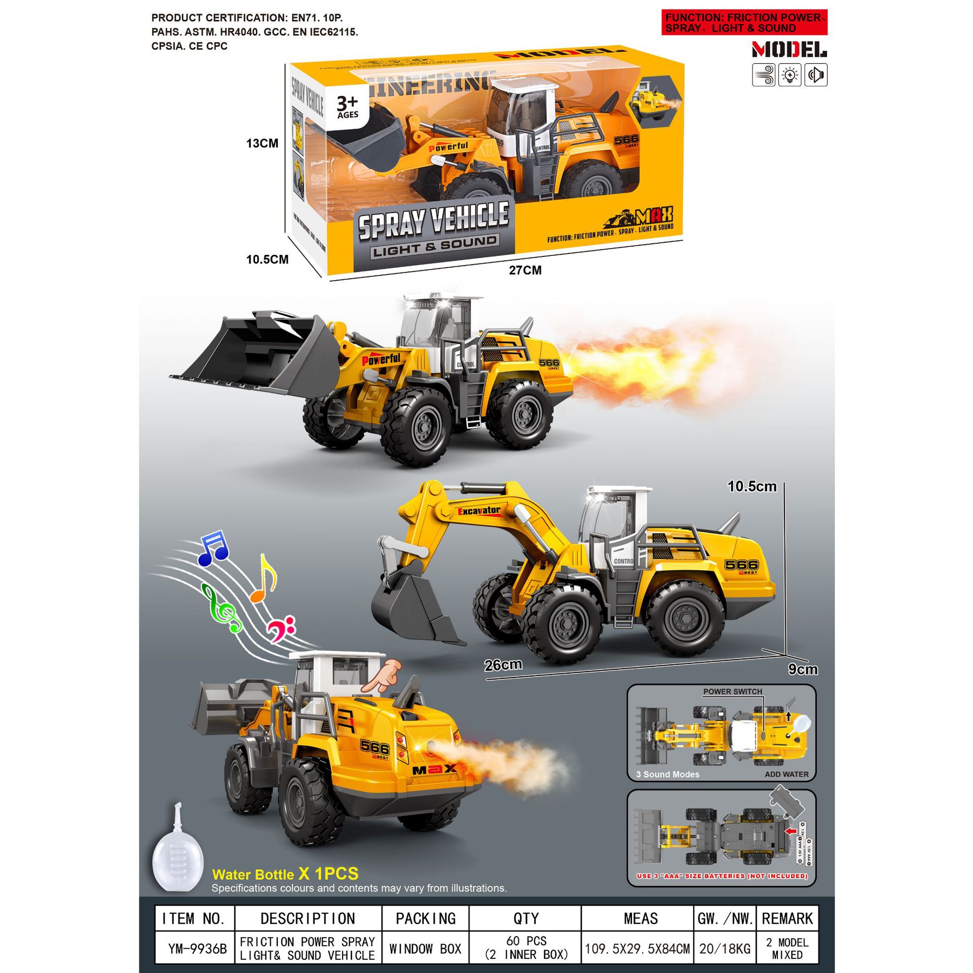 YM - 9936B 60 cajas