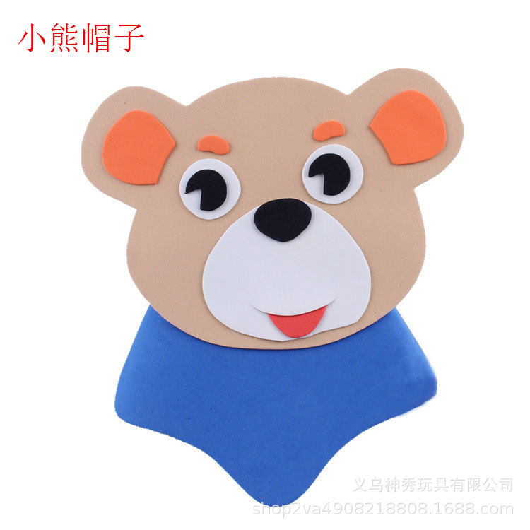 Día del niño Eva sombrero para el sol actividades entre padres e hijos dibujos animados animal tocado doce tocado del zodiaco