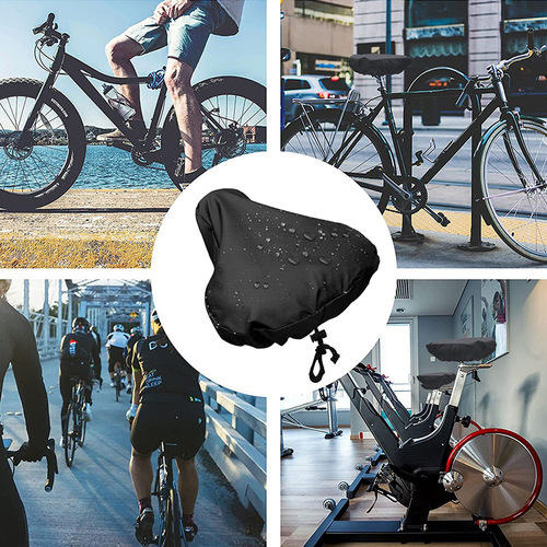 Amazon Waterproof Bicycle Seat Rain Cover with Drawstring Rain and Dust Seat Protector