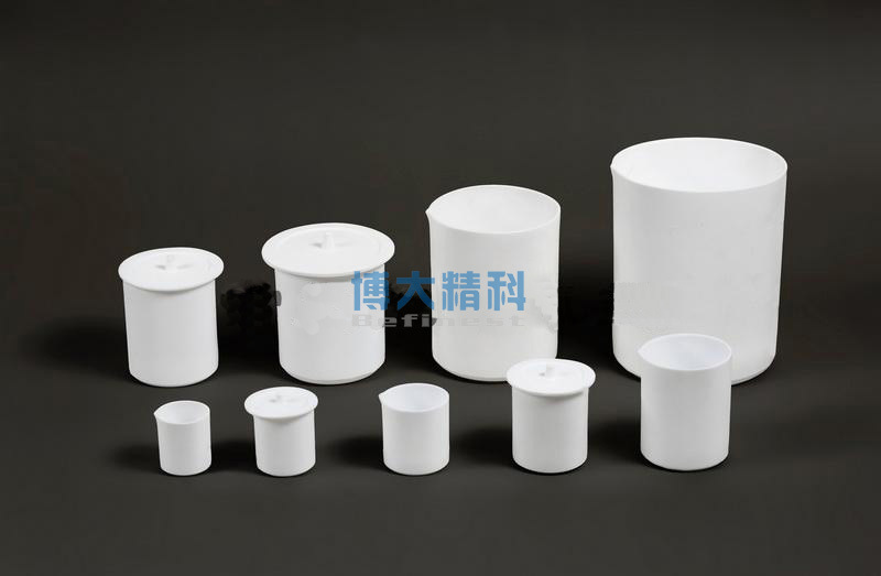 聚四氟乙烯烧杯400ml害耐强酸F4烧杯耐老化耐高温