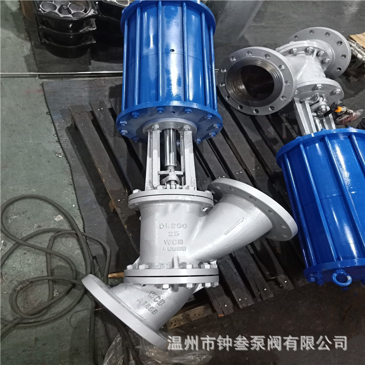 供应 Y型料浆阀 工业单向料浆阀 手动碳钢浆料阀 JS945Y料浆阀