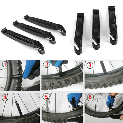 Cross-border bicycle tire combination repair tool mountain bike tire pry bar tire repair film quick tire repair kit