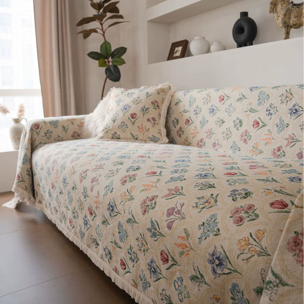 Полотенце для дивана Kemeijia, жаккардовое утолщенное гиацинтовое одеяло с защитой от кошачьих царапин, геометрическое пасторальное одеяло для дивана, фабрика