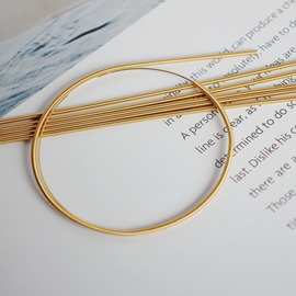 弹簧圈diy软串珠保套圈色记忆绕铜线免手镯材料线手工镀金14K包金