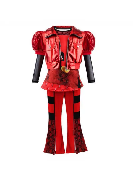 Descendants 4 Rise of Little Red Cosplay Costume Halloween Export Performance Outfit Set Children's Dress up Dress Nn06 Cross-Border