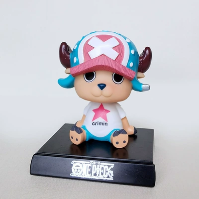 Accessories, Decorative Toys, Anime – Car ornaments - -shaking-head-blue-chopper