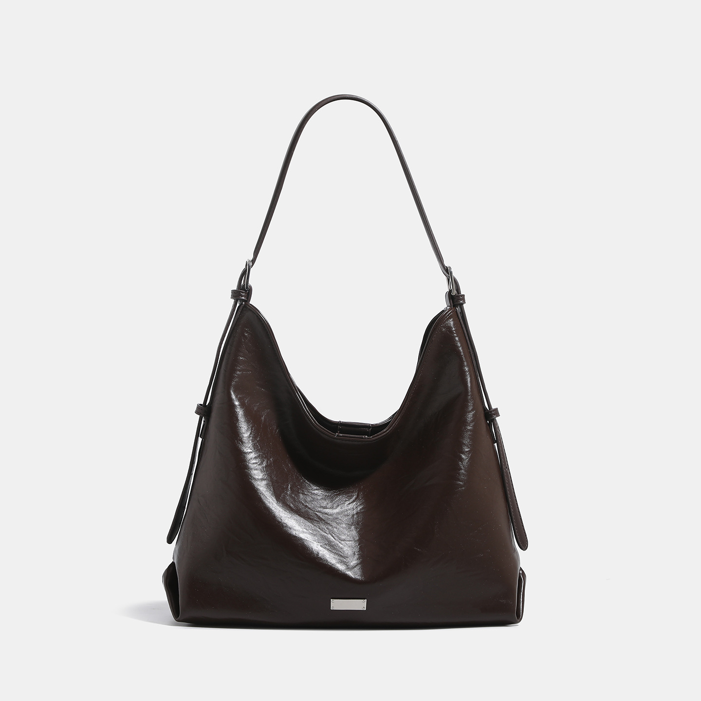 Luxury Tote Bag For Women 2025 Autumn/Winter New Pleated Commuter Underarm Bag Large Capacity Soft Leather Shoulder Hobo Bag - Thumbnail 6