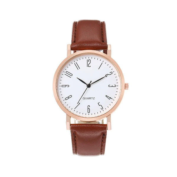 Brown and white