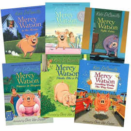 点读版Mercy Watson 小猪梅西系列故事英文儿童桥梁绘本小猪小象