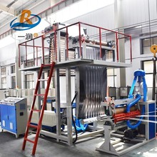 风冷吹膜塑料拉丝机 风冷捆扎绳拉丝机 PP打包纤维带拔丝生产设备