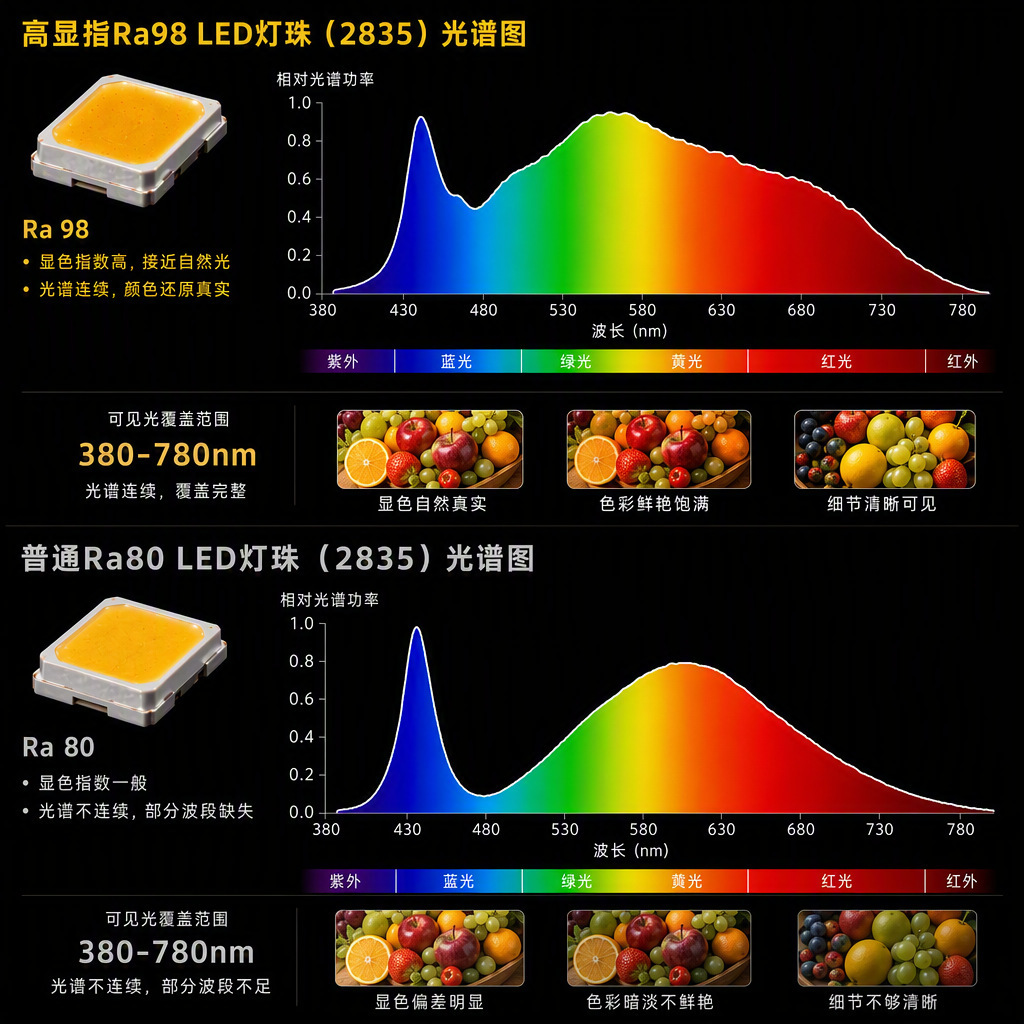 LED light strip 98 display full spectrum special patch linear low voltage self-adhesive light strip home decoration ceiling linear atmosphere light