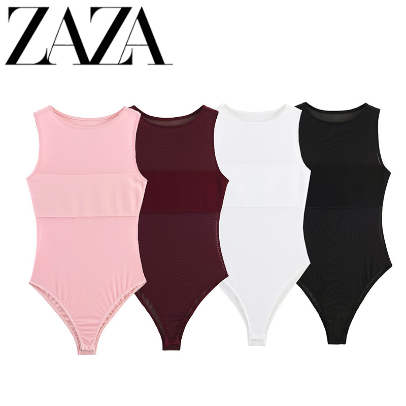 ZAZA hecho en casa estilo europeo al por mayor ropa de mujer de moda temperamento universal mosaico de malla 5039371
