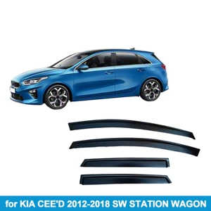 Kia Ceed Wagon 2012-2018 üçün yan şüşə deflektoru, yağış qoruyucusu