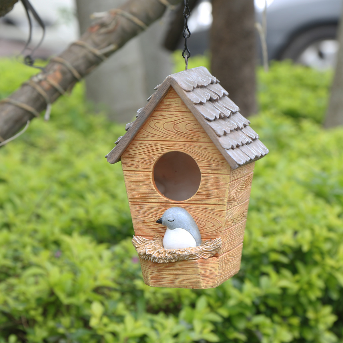 Bird House Bird Nest Garden Decoration Balcony Courtyard Tree Pendant Outdoor Decoration 7 O1CN01qmHIA12Ineel07fpa !!2214647629331 0 cib