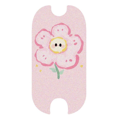 Universal Foot Pad, Dropshipping available. Cute and versatile - smiling-flowerthe-silk-loop-needs-to-be-cut-by-yourself-3050cm