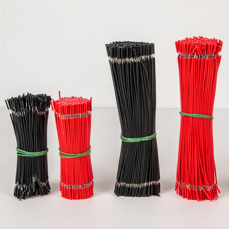 Cables conductores de doble extremo accesorios DIY para motores eléctricos y experimentos escolares