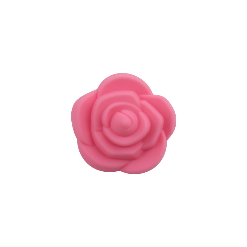 Bebé suministros de dibujos animados de doble cara Rosa mordedor creativo DIY silicona mordedura molar pezón cadena pequeños accesorios