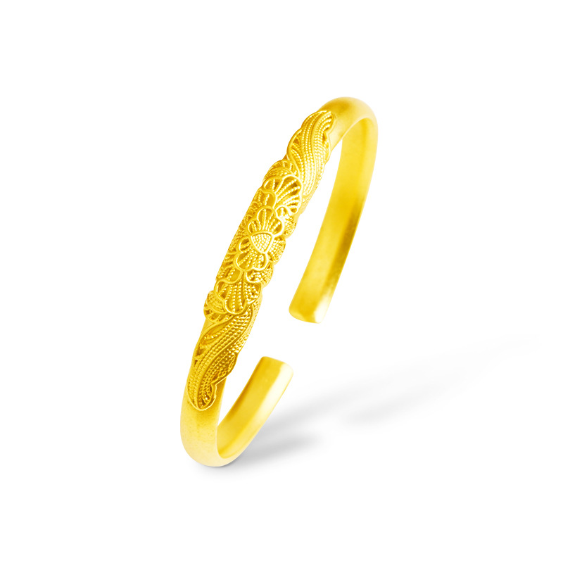 2022 nueva moda retro pulsera Internet celebridad mujeres nuevo patrón abierto pulsera fábrica al por mayor