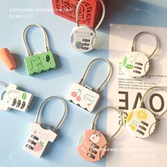 密码锁挂锁学生宿舍柜子锁健身房头盔锁电动车车筐锁书包箱包小锁