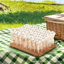 跨境木质蛋糕展示架婚礼派对甜点展示架棒棒糖收纳架支架