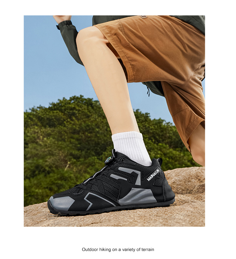 Atmungsaktive Herren Freizeitschuhe Mit Mesh Und Dicker Sohle_voghion.com