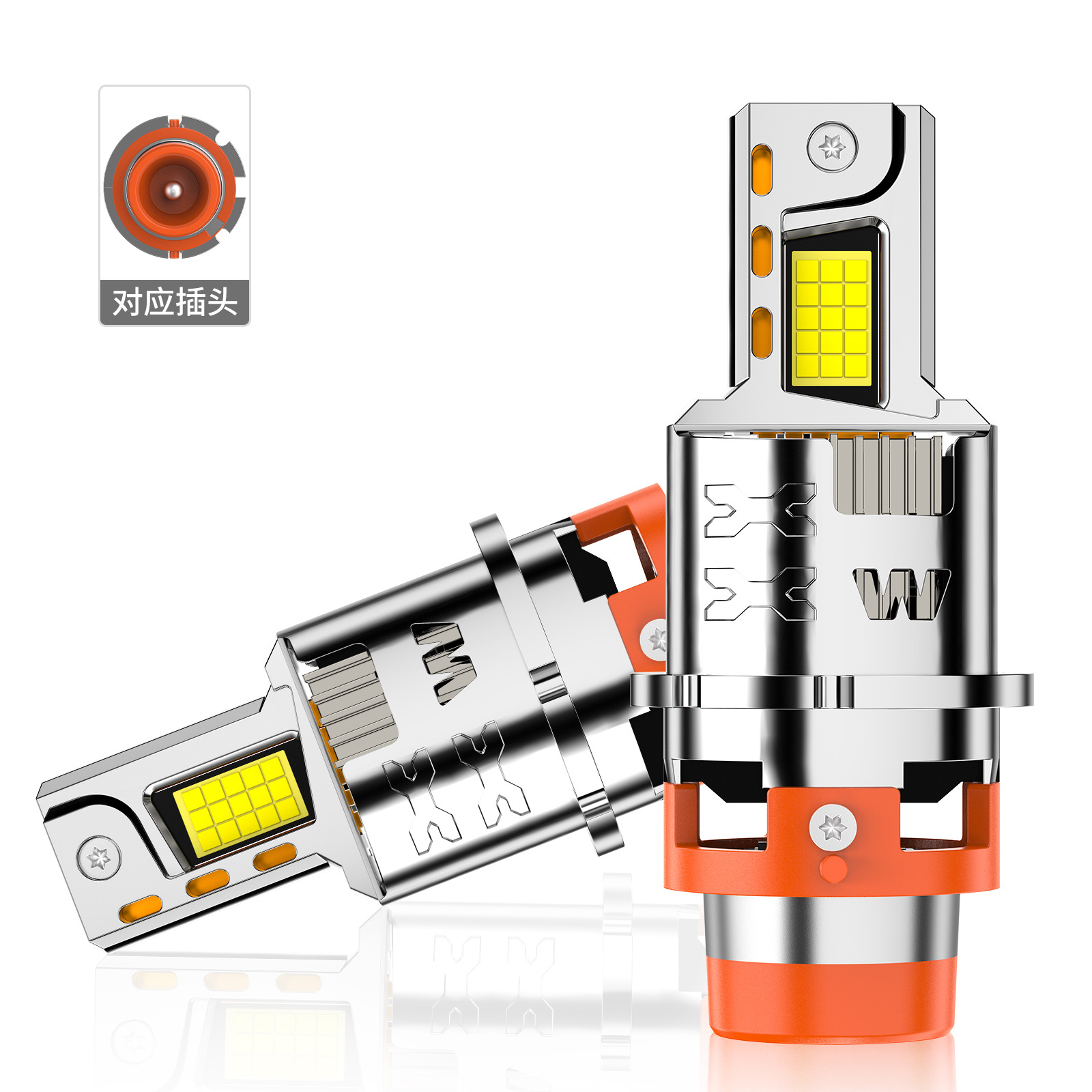 SENROBO nueva serie D directamente enchufado en un solo automóvil LED faro D1S bombilla D3SD2SD4SD5Sled