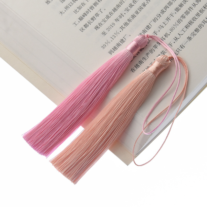 10cm closed rope tassel tassel polyester thin thread material soft wrinkle-resistant bookmark fan Sling short wholesale