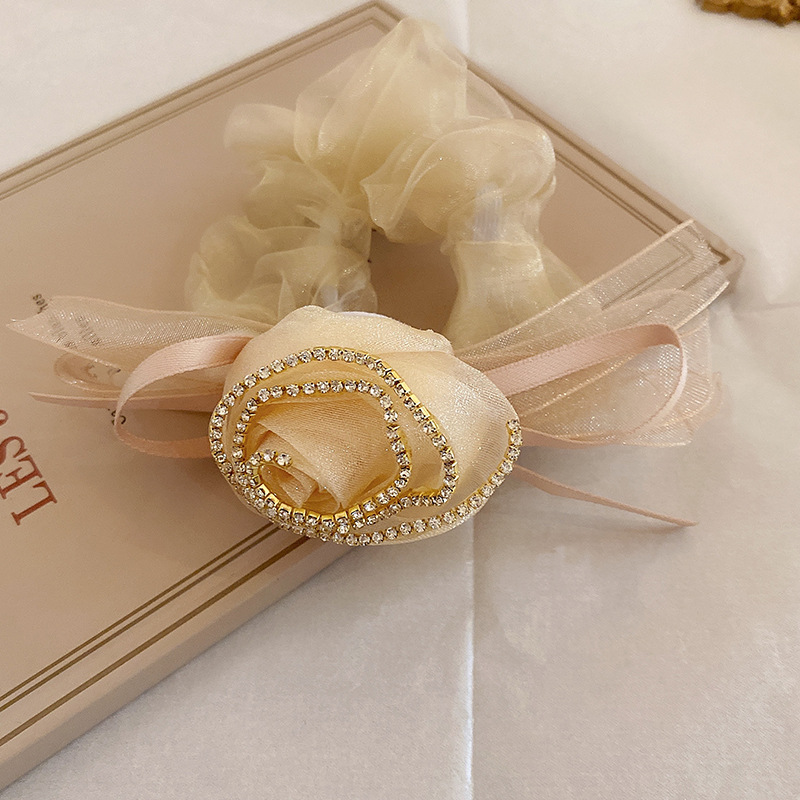Women'S Gender Sweet Geometric Cloth Hair Tie Hair Claws