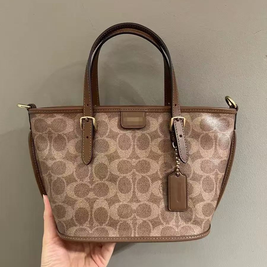 Ole Kou's 25 New Taxito*Te Mini Tote Bag Presbyopic Shopping Bag Satchel Vegetable Basket Shoulder Bag