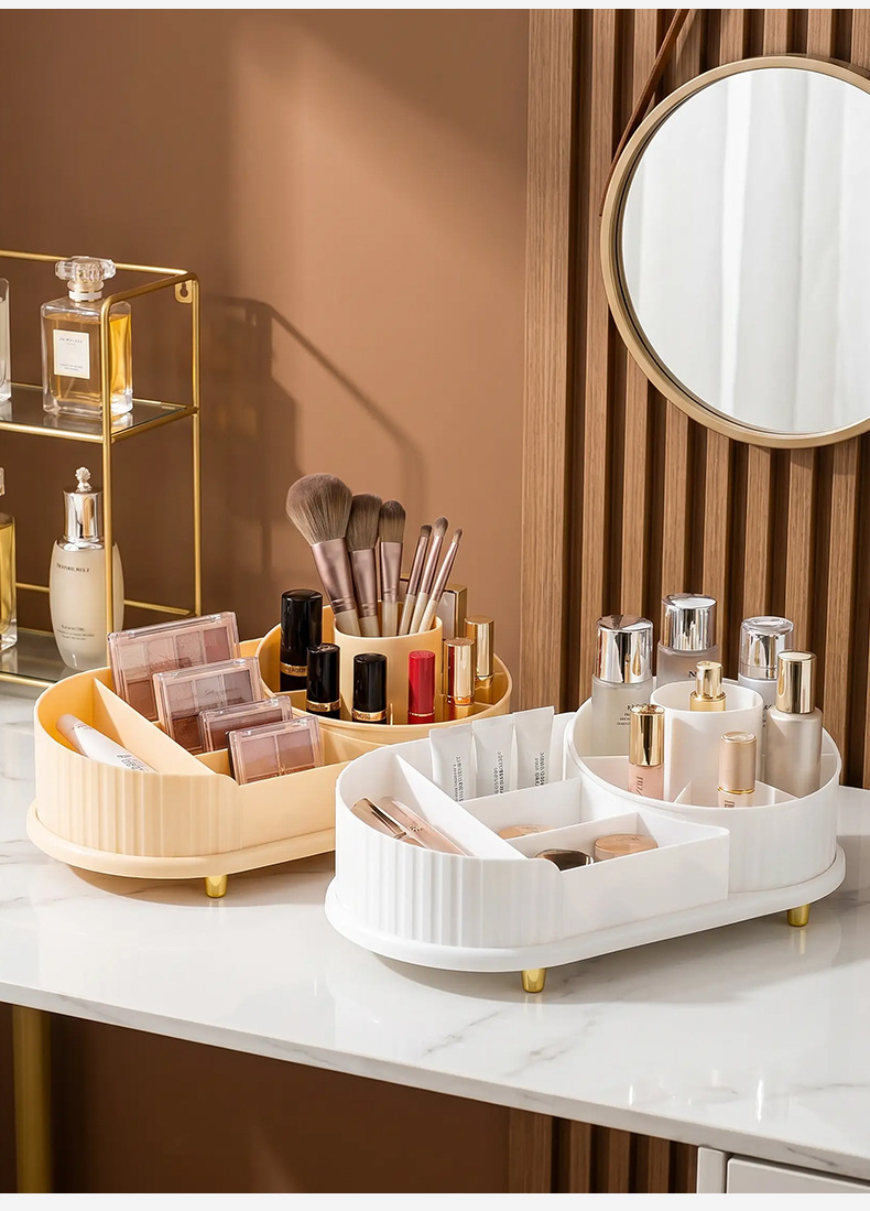 Kosmetik-Aufbewahrungsbox drehbarer Lippenstifthalter