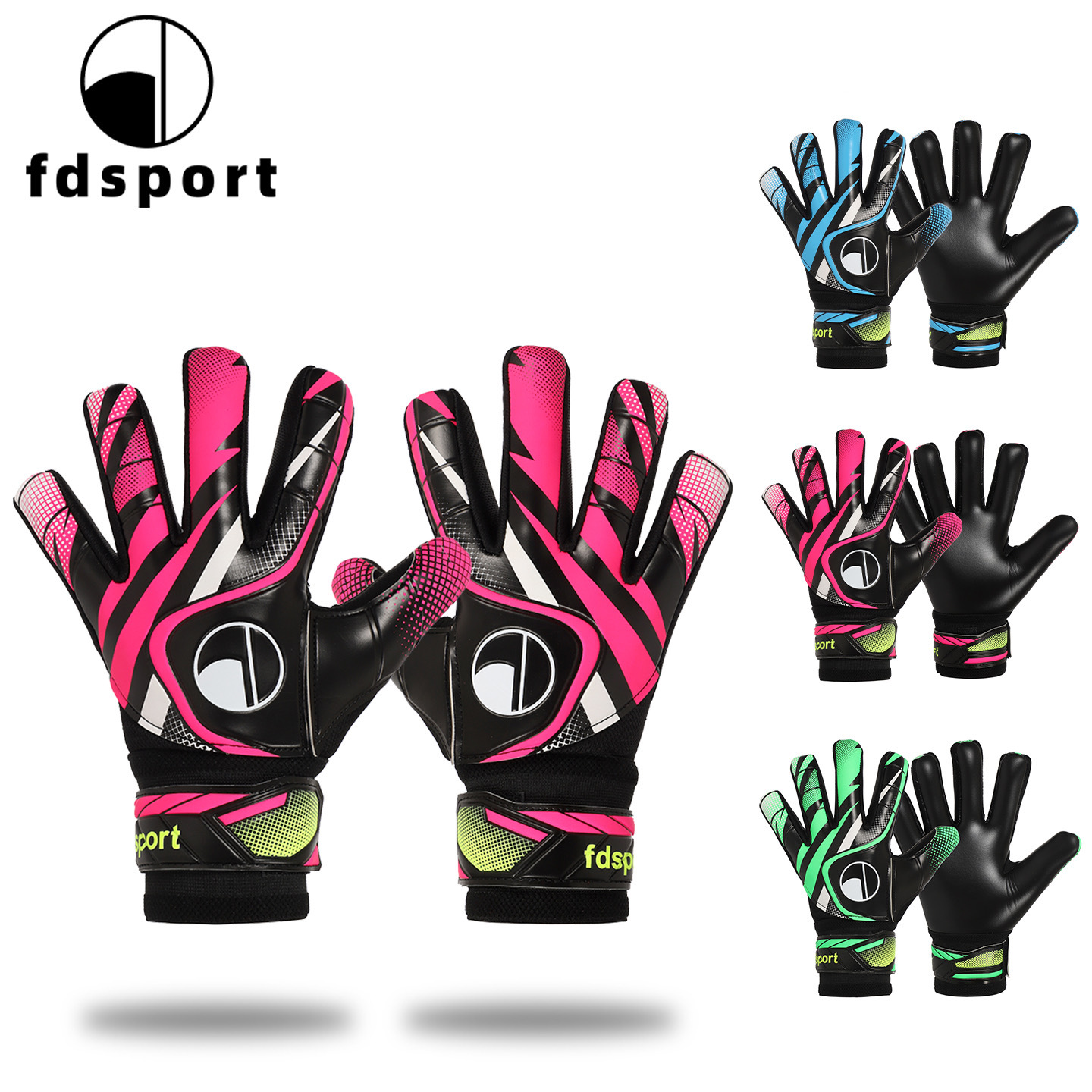 Goalkeeper Gloves Thickened Latex Non-Slip Competition Training Student Adult Football Gloves Factory Wholesale