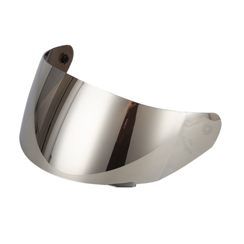Motuoche Motorcycle Helmet 352 Lens Fit 384,802,351 Helmet Safety Lens (Dəbilqə (Kaska) aksesuarları) - silver-plated-lens