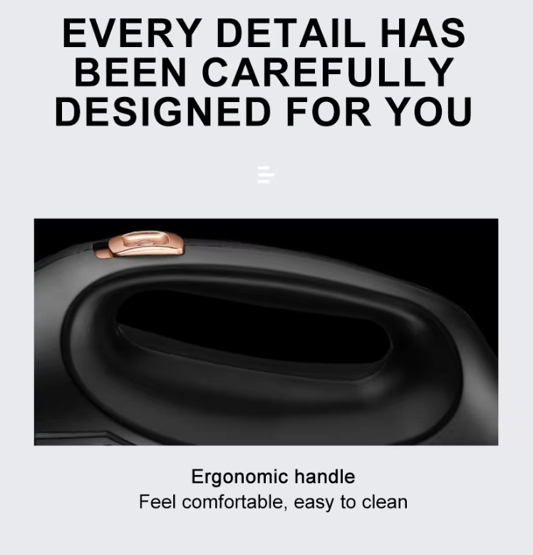 New Cross-Border Small Portable Car Vacuum Cleaner for Home and Car Use with High Suction Power and Brushless Motor
