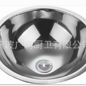 Ventas directas de fábrica Cocina y baño Guangrun Hogar genuino RV Yacht Apartamento Fregadero redondo de acero inoxidable GR-560