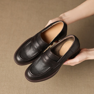 6cm�o����~2025�ﶬ�¿�ţƤ��ë��ЬŮ�ӽqСƤЬ�ָ��͹Ř���Ь