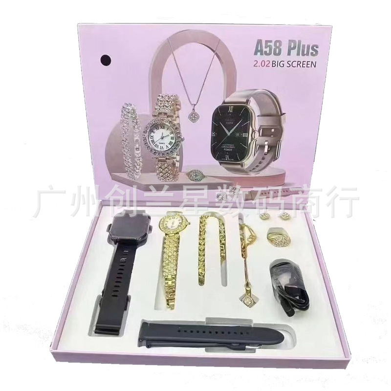 A58Plus Smart Watch for Women, Multi-Functional, Long Battery Life, Heart Rate, Smart Watch, Exercise Pedometer, Bluetooth Call