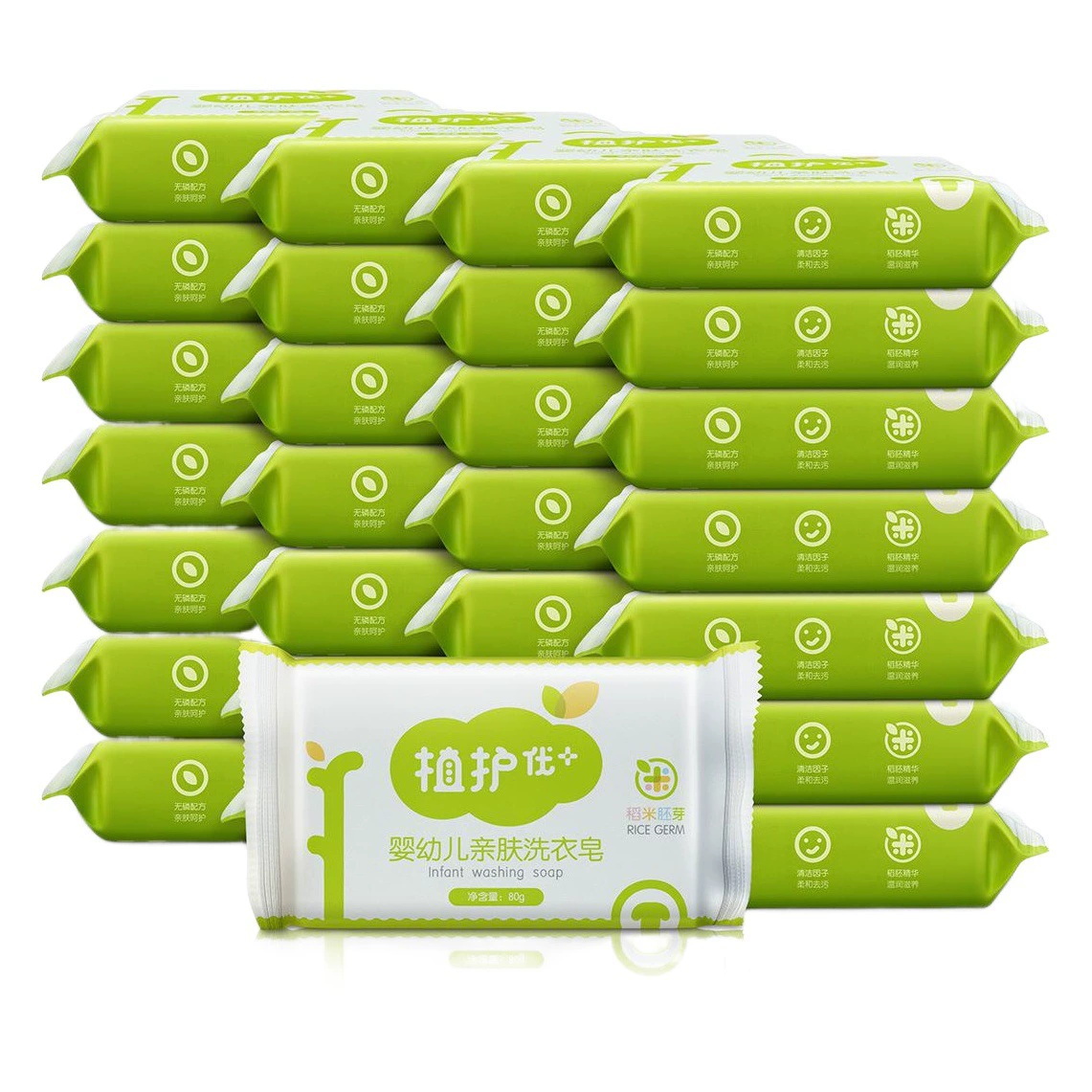 Натуральное детское мыло для стирки 80г/шт., мягкое ароматизированное мыло для младенцев и детей, оптовая продажа от производителя, подарок для бизнеса