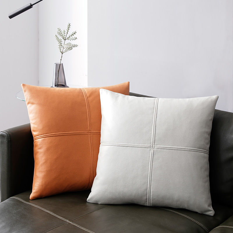 Technology Cloth Pillowcase, High-End Scandinavian Bedside Soft Cushion, Office Cushion, Backrest, Sofa Pillow for Side Sleeping